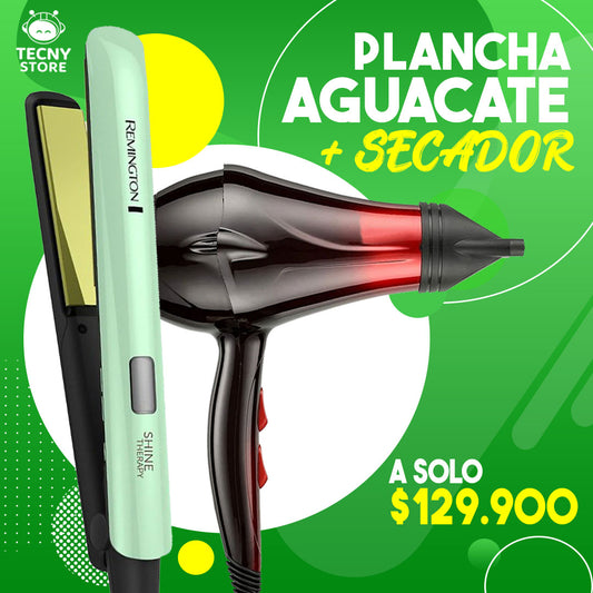 PLANCHA AGUACATE Y SECADOR